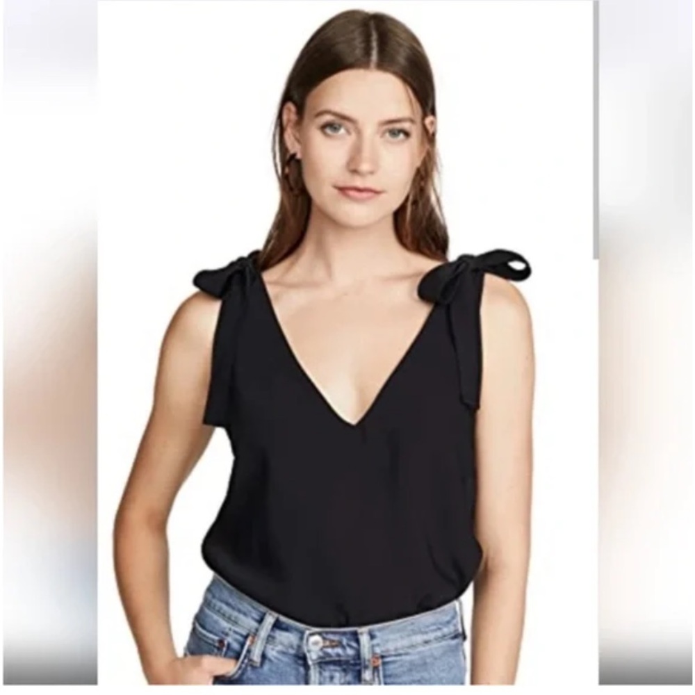 Amanda Uprichard Black Camisole Top